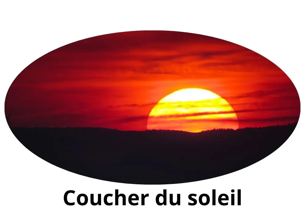 Comment dit-on "coucher du soleil" en arabe